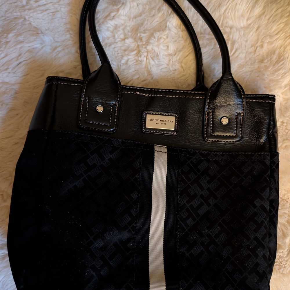 Tommy Hilfiger Black Tote Bag